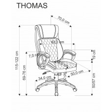 Biroja krēsls THOMAS